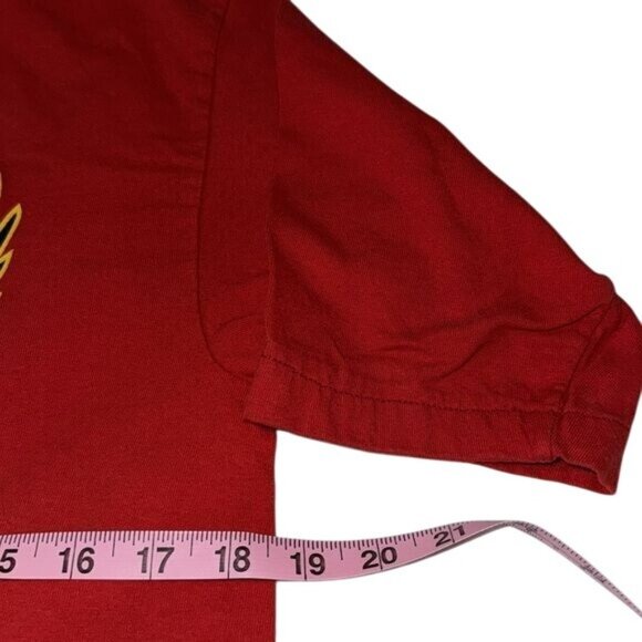 Akers Eagles Red Gildan Heavy Cotton Youth XL T-Shirt With Graphic Design - Picture 5 of 6